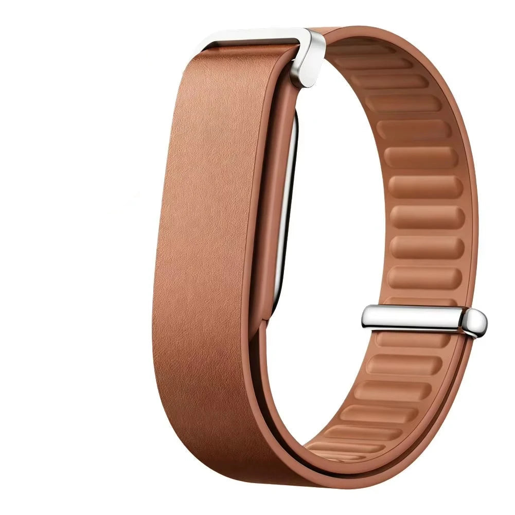 Slide-Lock Leather Strap for Google Fitbit Air