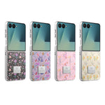 Shockproof Embossed Leather Case for Samsung Galaxy Z Flip 8