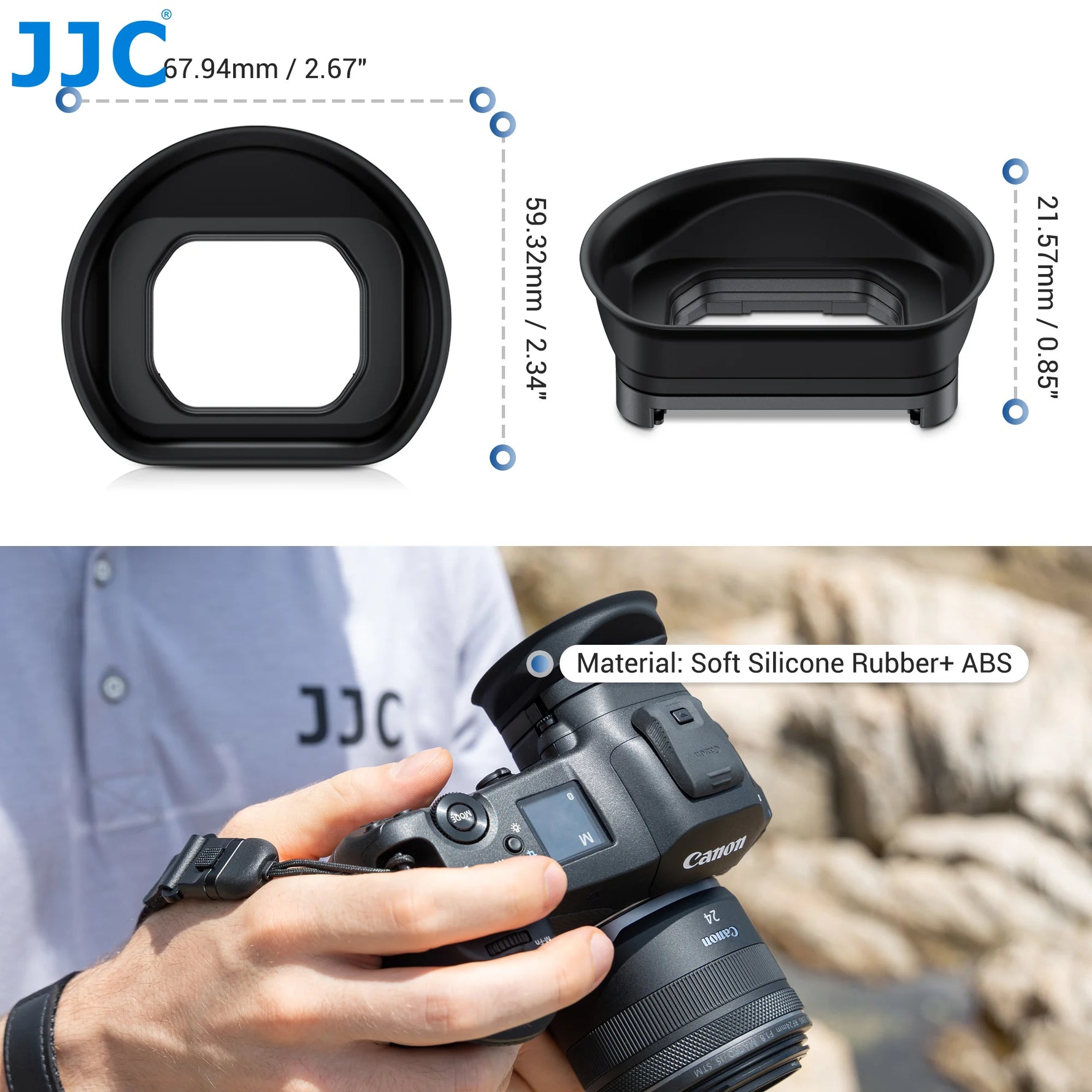 JJC ER-I Replacement Eyecup for Canon R1