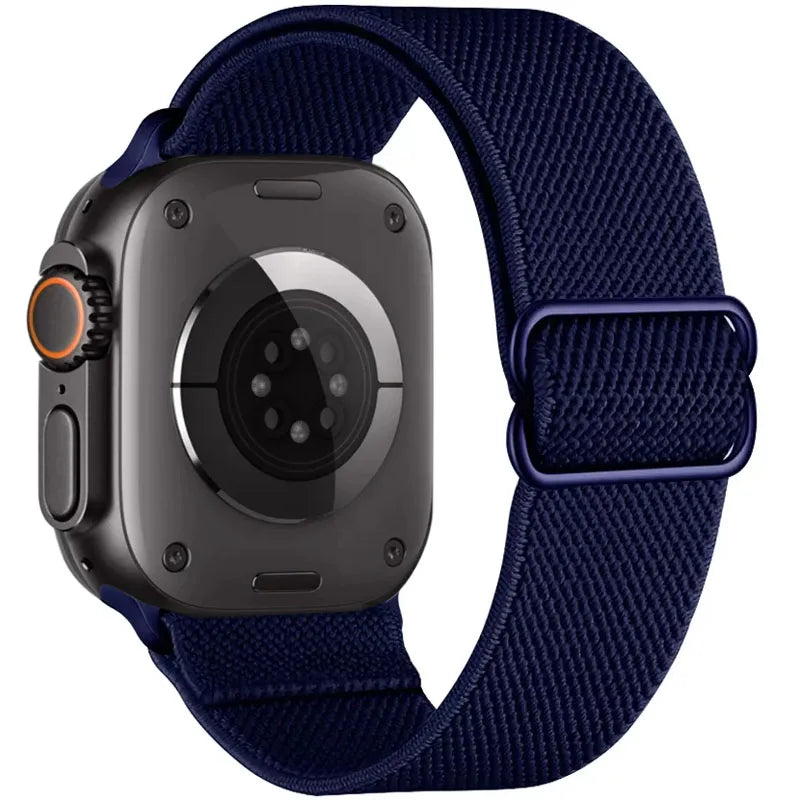 Soft Elastic Nylon Loop Strap for Apple Watch