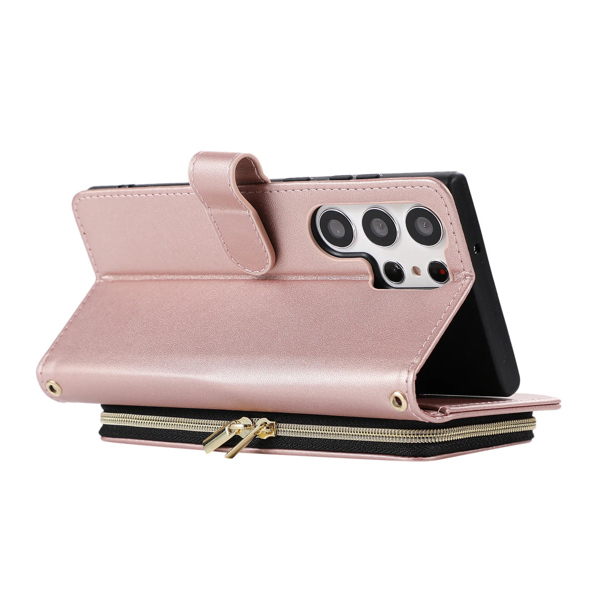 Premium Quilted Leather Crossbody Wallet Case for Samsung Galaxy S26 Series