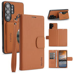 Luxury Fashion Flip Wallet Leather Case for Samsung Galaxy S26 Series