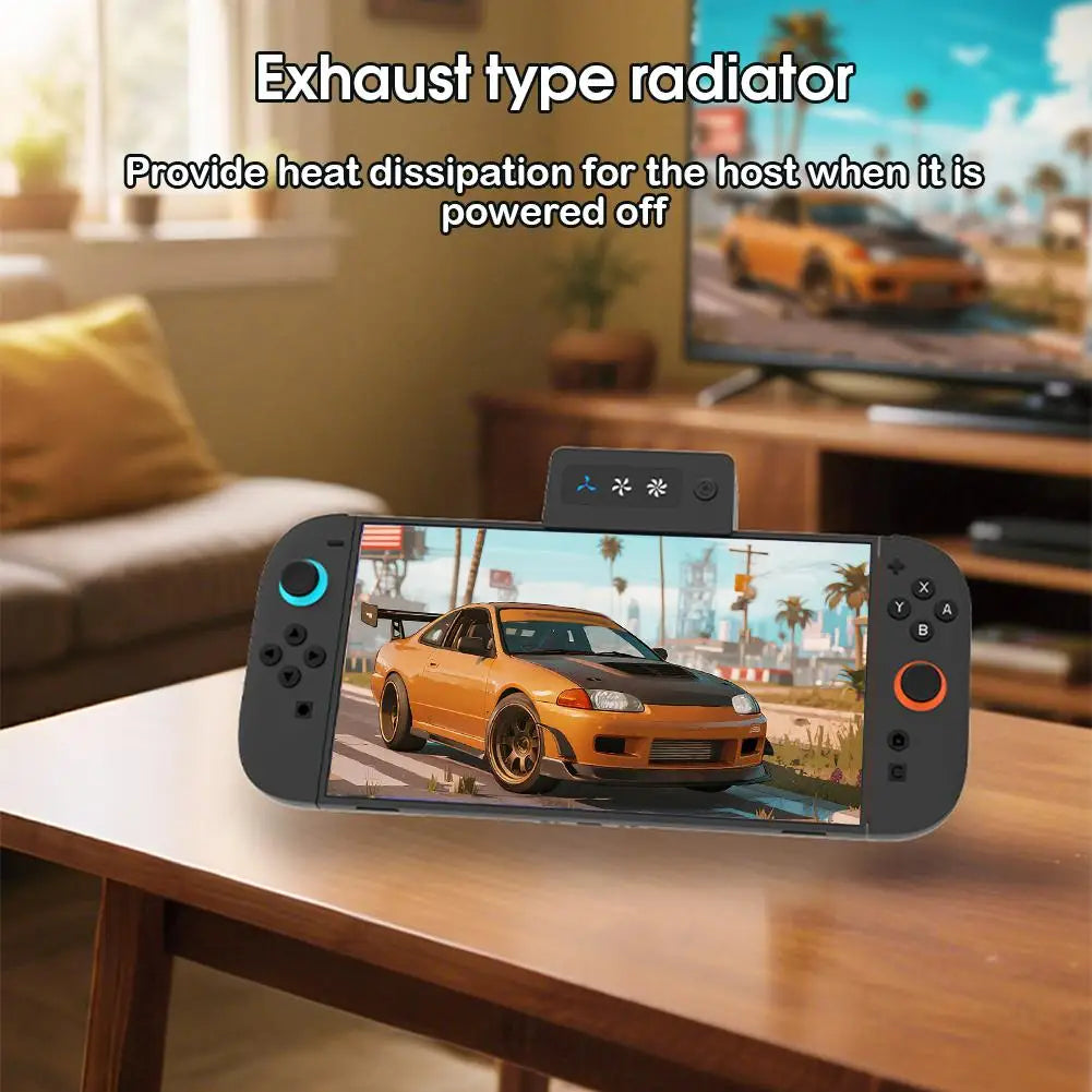 Nintendo Switch 2 Console Cooling Fan with 3-Speed Adjustment for Docking Station