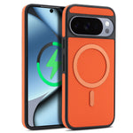 Carbon Fiber Magnetic Leather Case for Google Pixel 10 Series