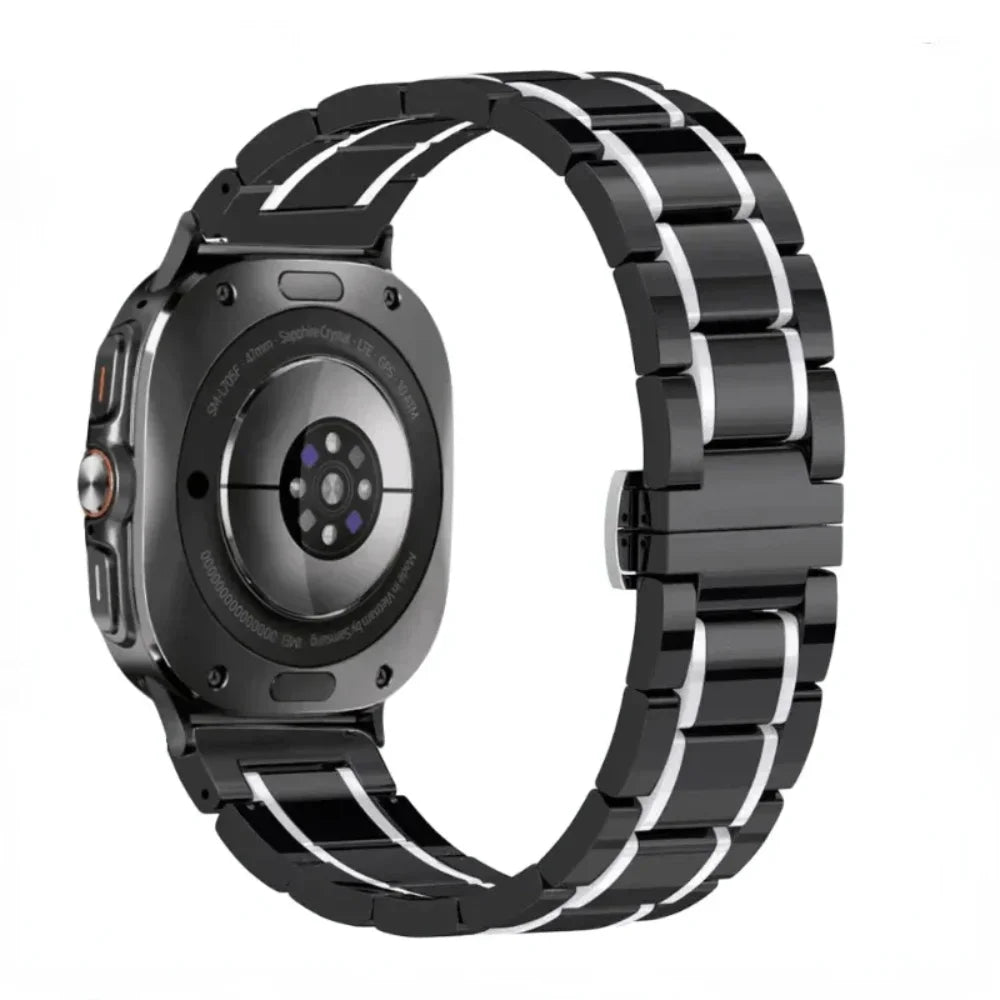 Premium Ceramic and Stainless Steel Strap for Samsung Galaxy Watch Ultra