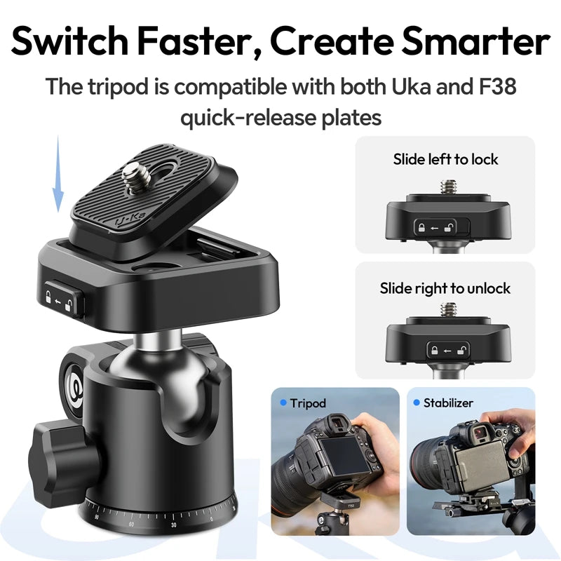 Ulanzi TT53 Traveler-Uka Portable Tripod