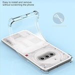 Four-Corner Shockproof Transparent TPU Case for Nothing Phone 4a