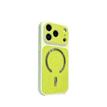 Shockproof Lychee PU Leather MagSafe Case for iPhone 17 Series