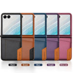 Samsung Galaxy Z Flip 7 Leather Wallet Case