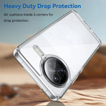 Clear Hard PC + Soft TPU Bumper Case for Xiaomi Redmi K80 Pro