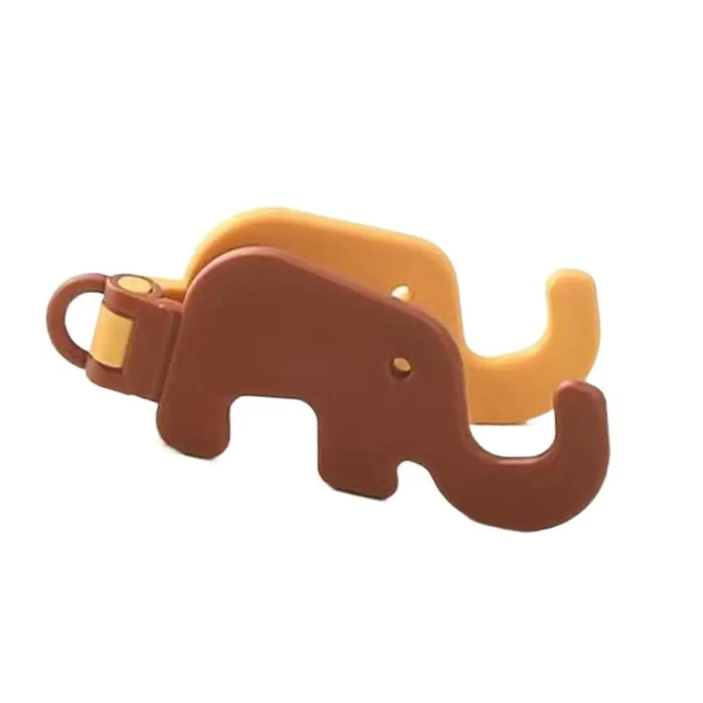 Mini Elephant Foldable Phone Stand with Keychain Design