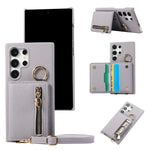 PU Leather Crossbody Wallet Case for Samsung Galaxy S24 Series