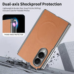 Luxury Magnetic Skin-Feel Leather Case for Samsung Galaxy Z Fold 8