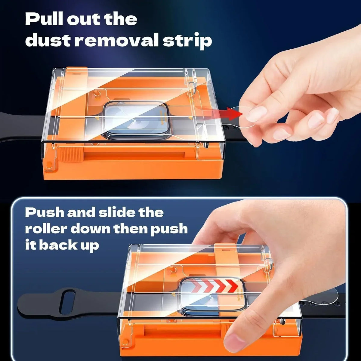 Self-Healing Ceramic Film Screen Protector for Apple Watch