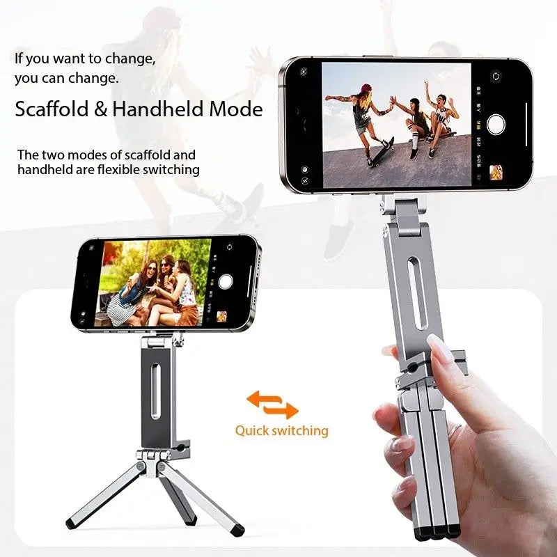 Universal Foldable Magnetic Phone Tripod Stand