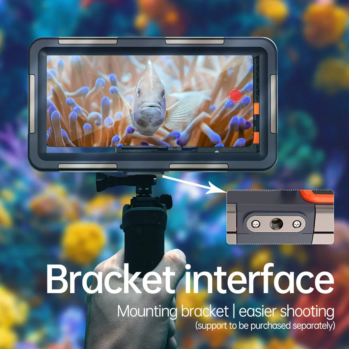 Waterproof Phone Case with Lanyard for Diving up to 15m