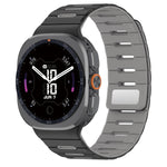 Silicone Sports Band with Magnetic Clasp Closure for Samsung Galaxy Watch Ultra 2