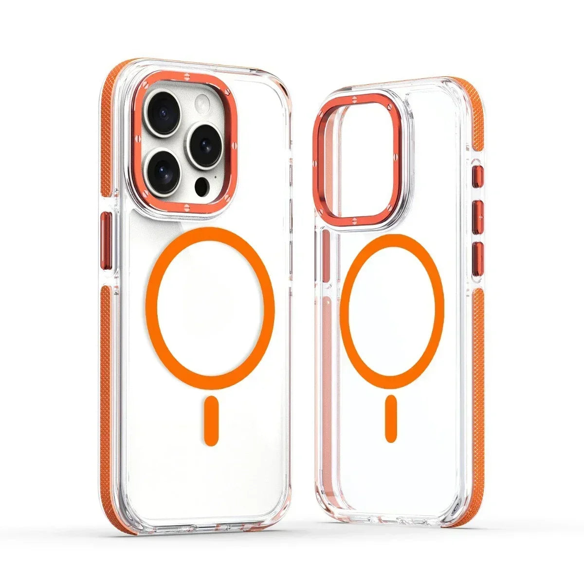 Shockproof MagSafe Clear Case for iPhone 15 Series