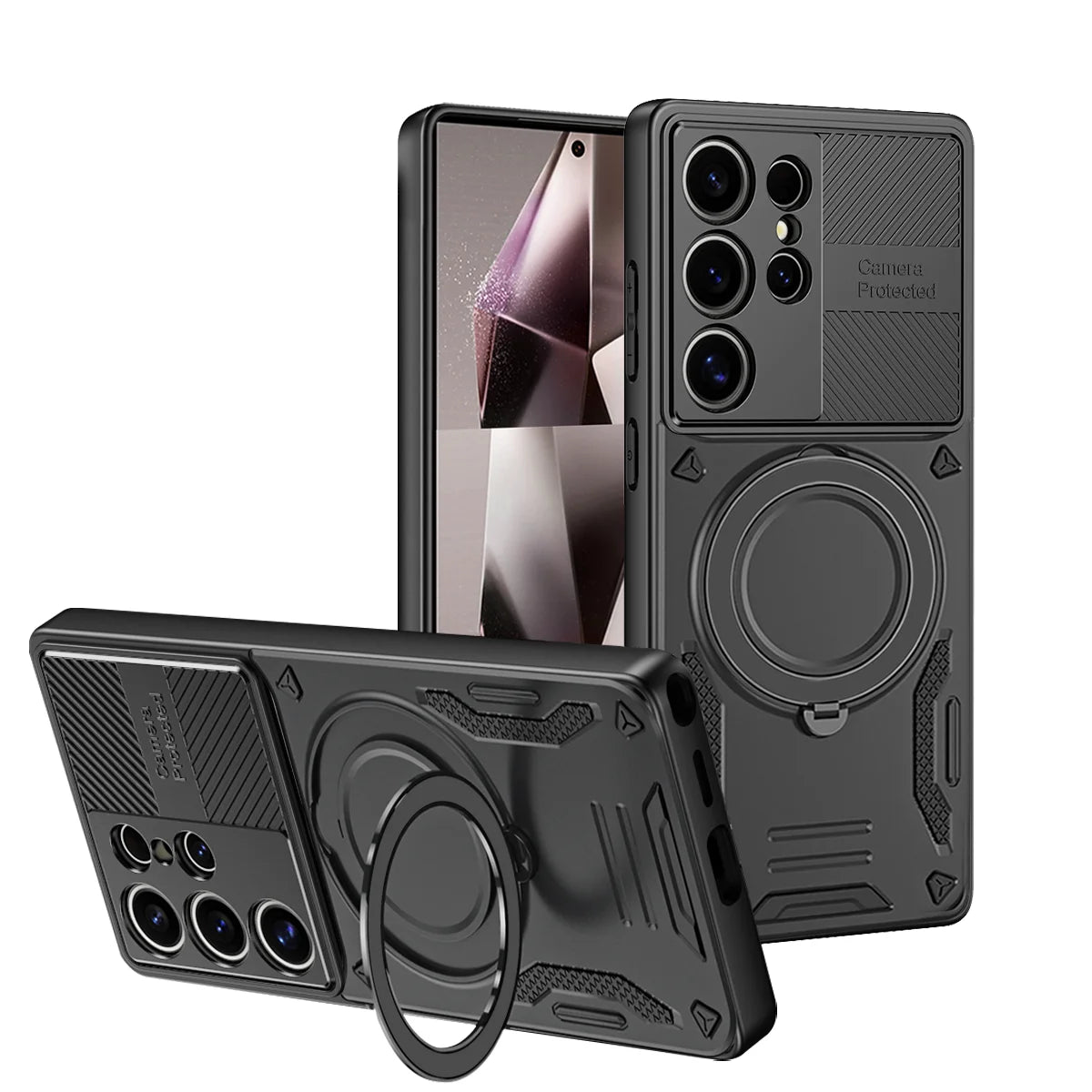 Heavy-Duty Ring Holder Case for Samsung Galaxy S26 Series