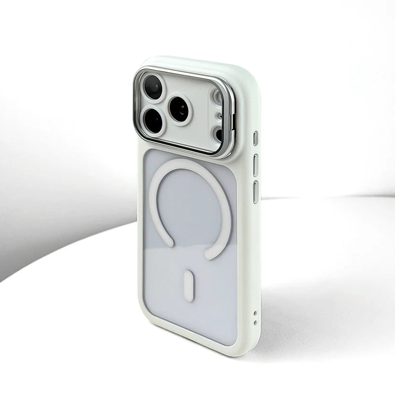 Translucent Acrylic MagSafe Case with Alloy Lens Bracket for iPhone 17 Pro & iPhone 17 Pro Max