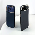 Shockproof Plaid MagSafe Case Metal Lens Guard for iPhone 17 Series