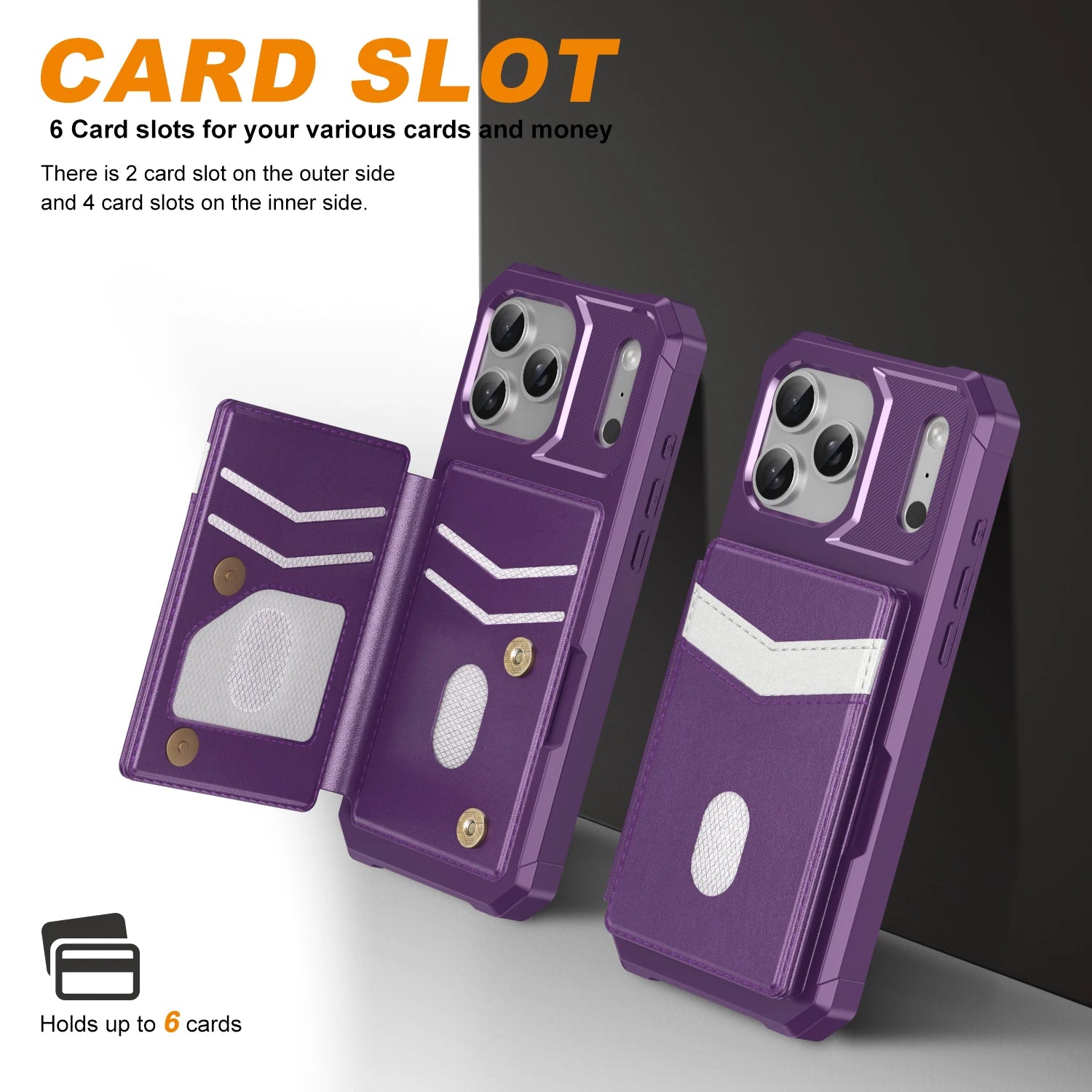 iPhone 17 Series Protective Leather Wallet Case