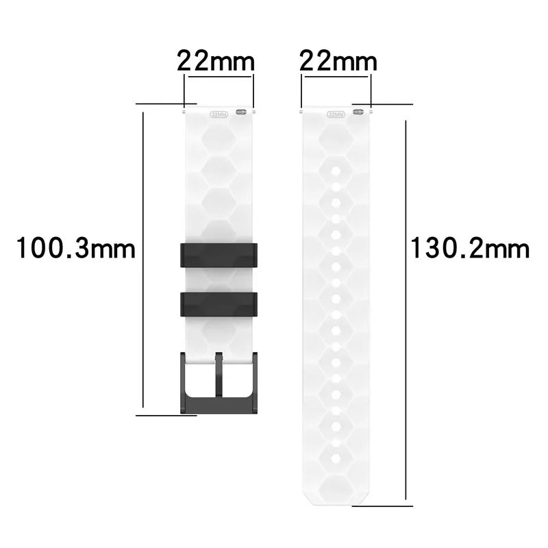Soft Silicone Football Pattern Watchband for Samsung Galaxy Watch 8 / Galaxy Watch 8 Classic