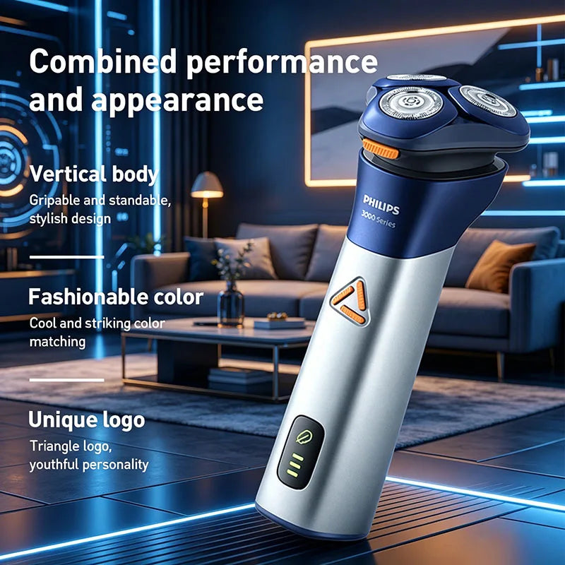 Philips 3000 Series Electric Shaver with 100-Day Battery