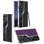 Shockproof TPU + Leather Case for Samsung Galaxy S25 Ultra