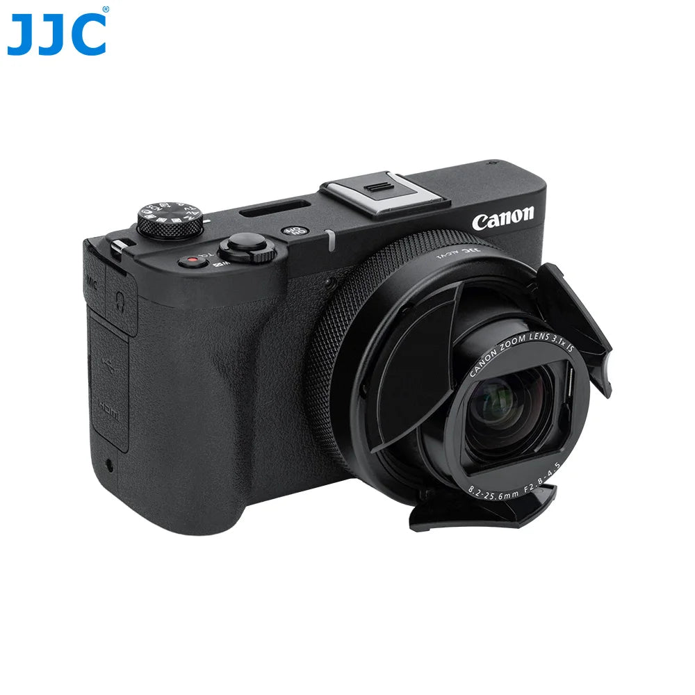 JJC Rotating Auto Lens Cap for Canon PowerShot V1