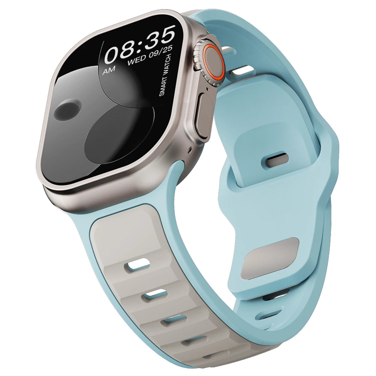 Dual-Tone Silicone Sport Band for Apple Watch