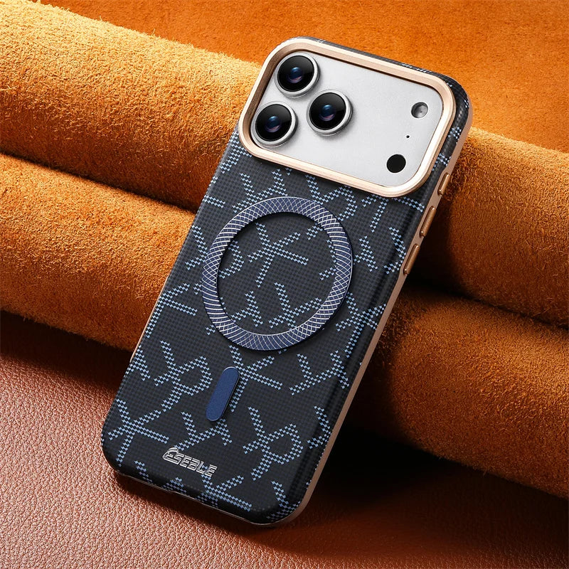 Fashion Leather MagSafe Case for iPhone 17 Series