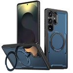Protective Case with 360° Rotating Magnetic Ring for Samsung Galaxy S25 Series
