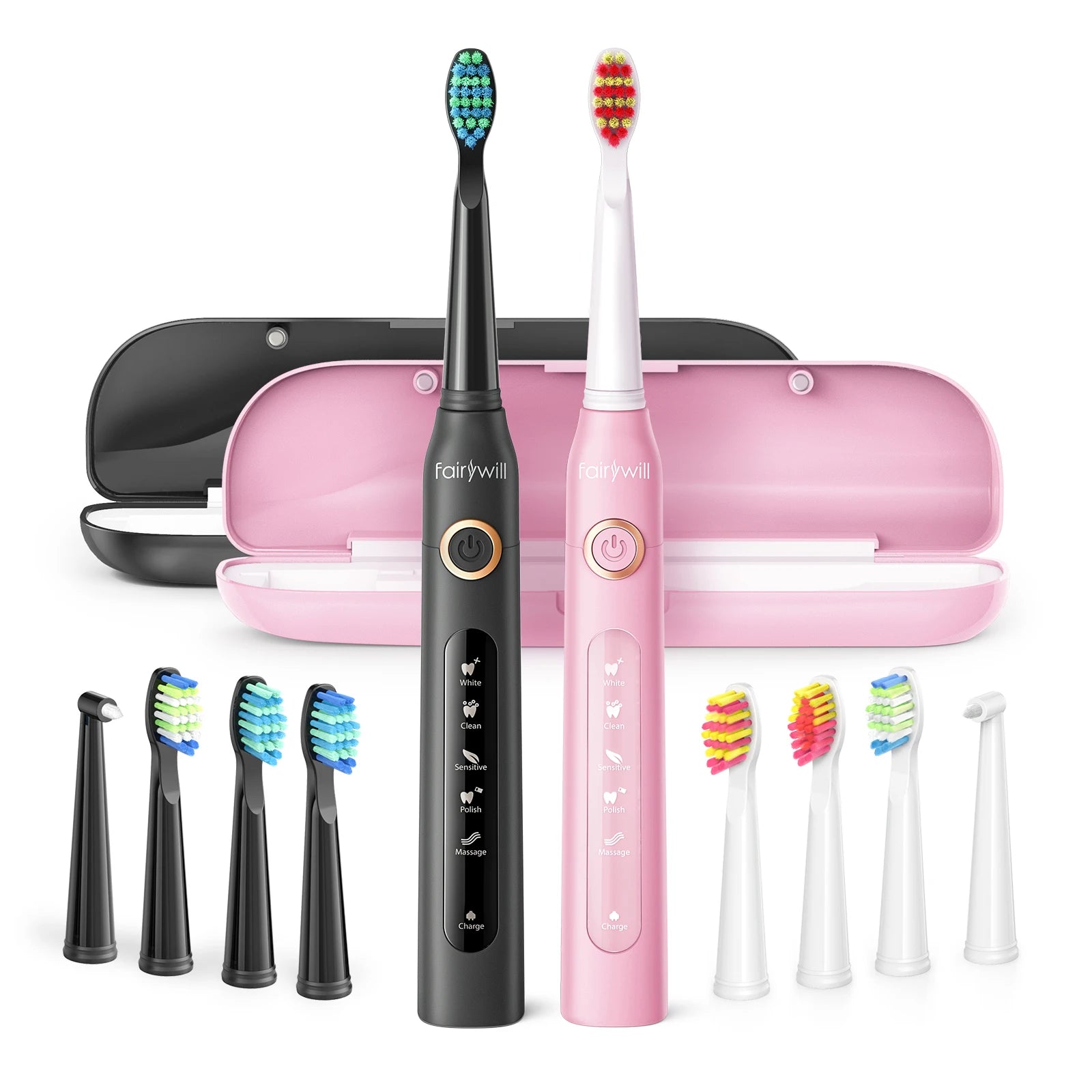 Fairywill D7 Sonic Electric Toothbrush Set
