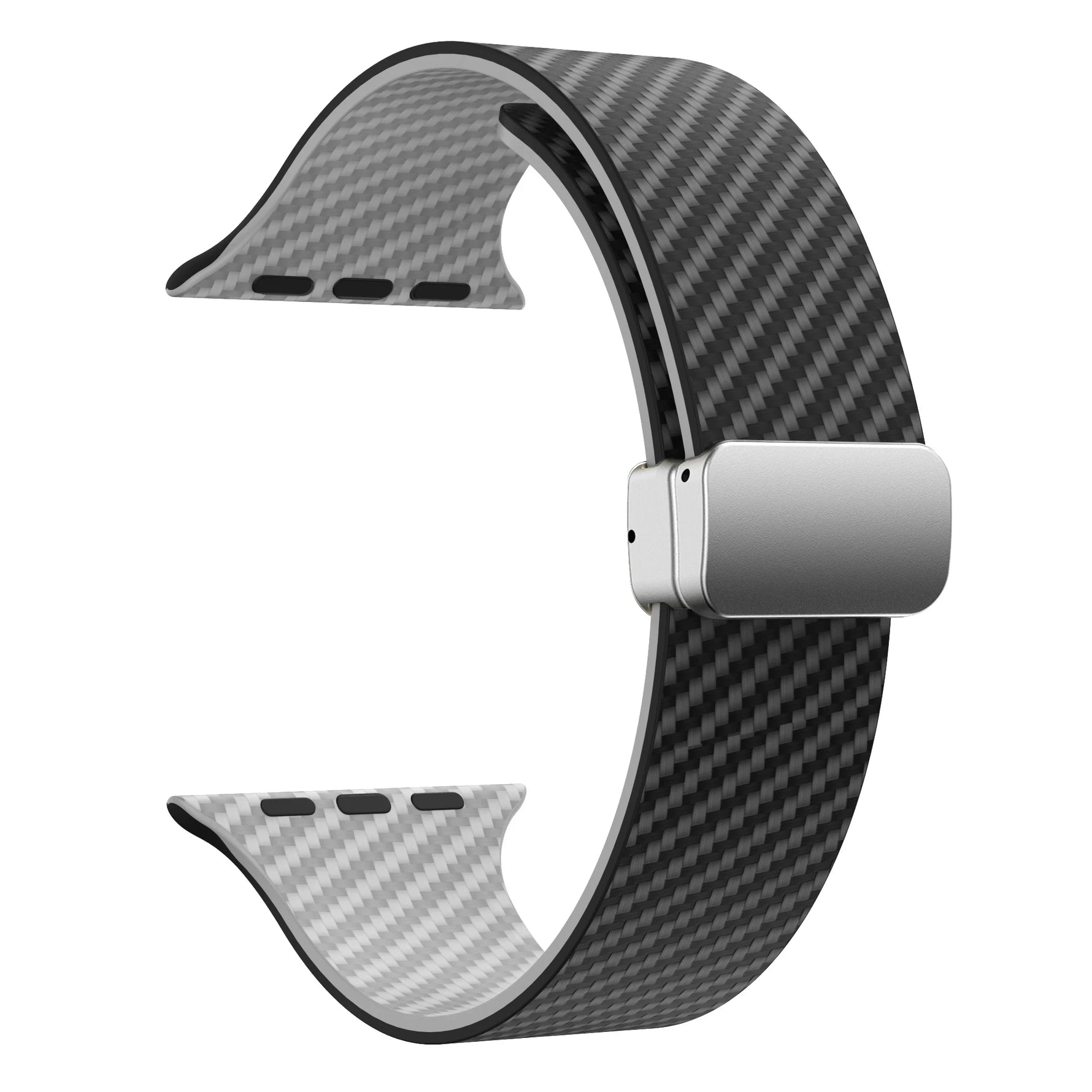 Carbon Fiber Pattern Magnetic Strap for Apple Watch