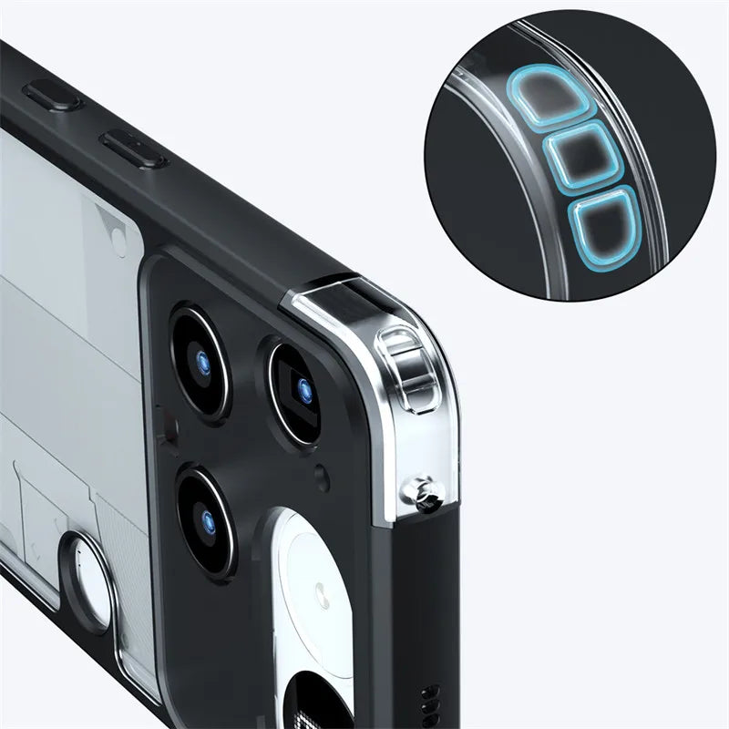 Nothing Phone 3 Luxury Clear Bumper Case