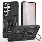 Armor Shockproof Magnetic Case with Sliding Camera Window for Samsung Galaxy S26 Series