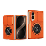 Shock-Absorption Perimeter Frame Case with Rotating Ring Grip for Samsung Galaxy Z Fold 8