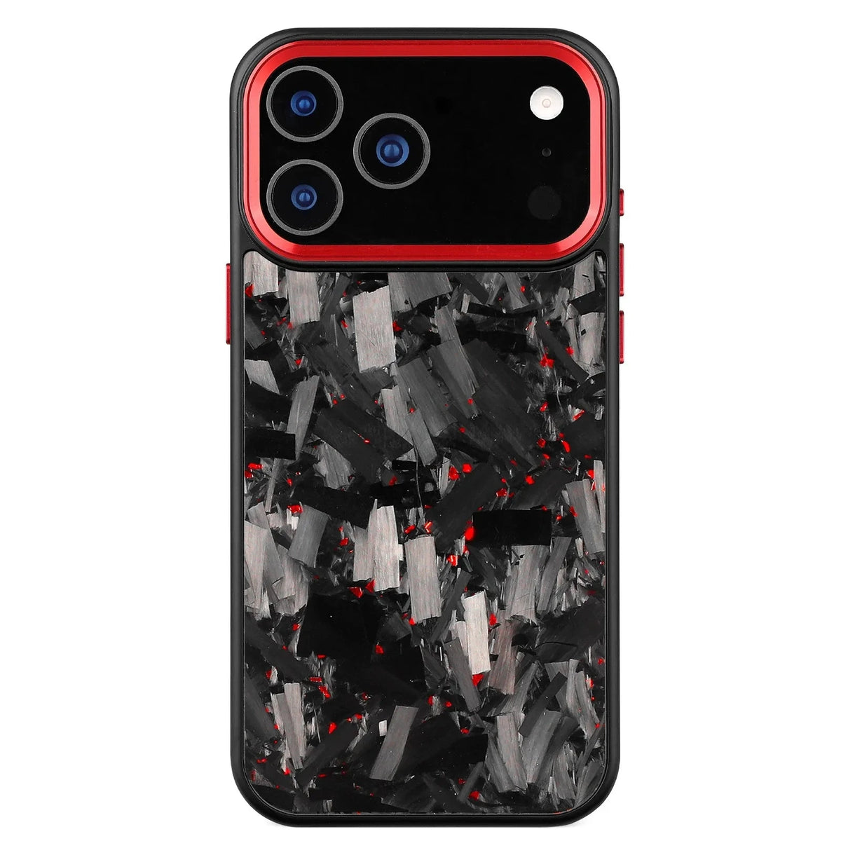 Carbon Fiber MagSafe Case with Metal Camera Ring for iPhone 17 Series