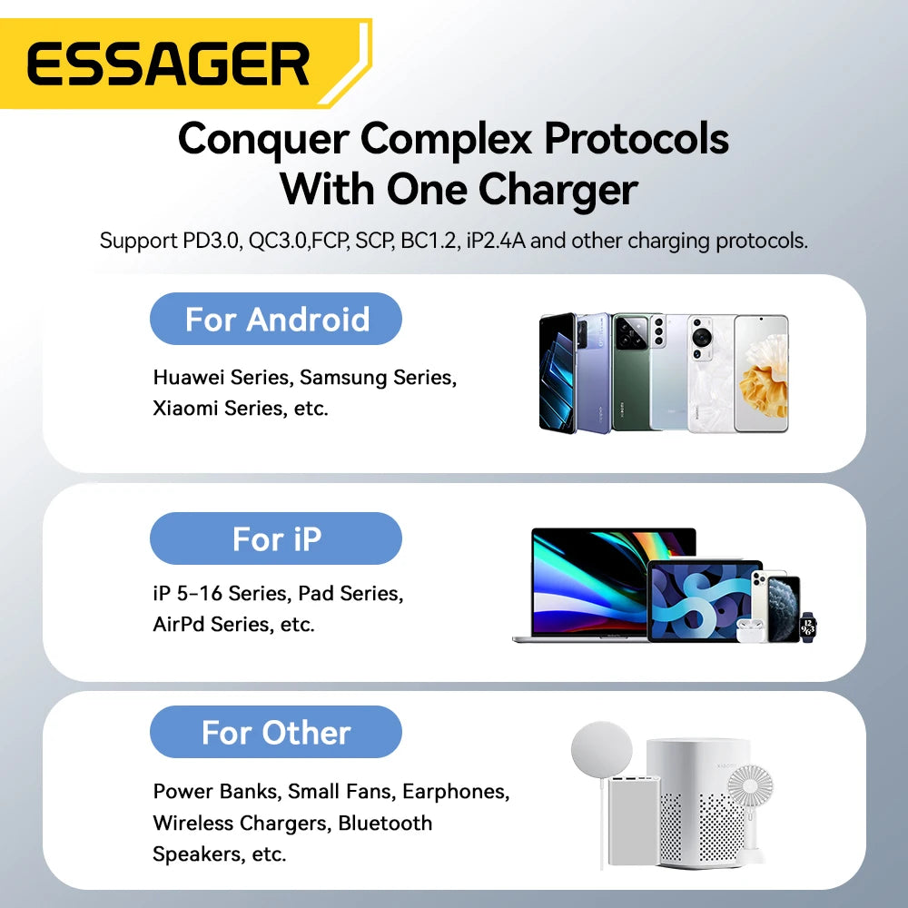 Essager 18W Quick Charge 3.0 Charger