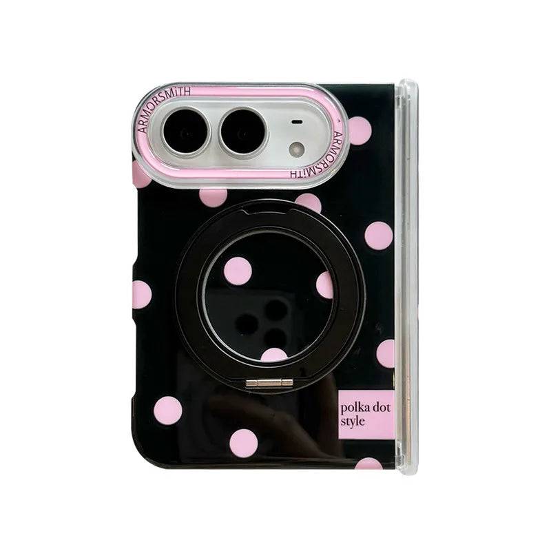 Shockproof MagSafe Case with 360° Rotatable Ring Stand for iPhone Duo