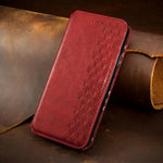 Premium Leather Flip Wallet Case for iPhone 17 Series