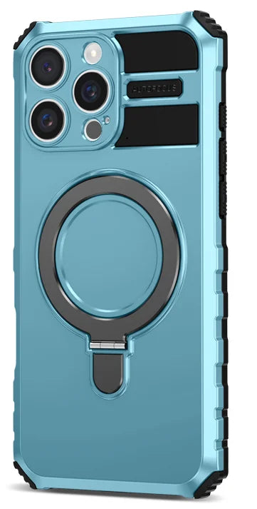 Heavy Duty MagSafe Case with Rotating Stand for iPhone 15 Series