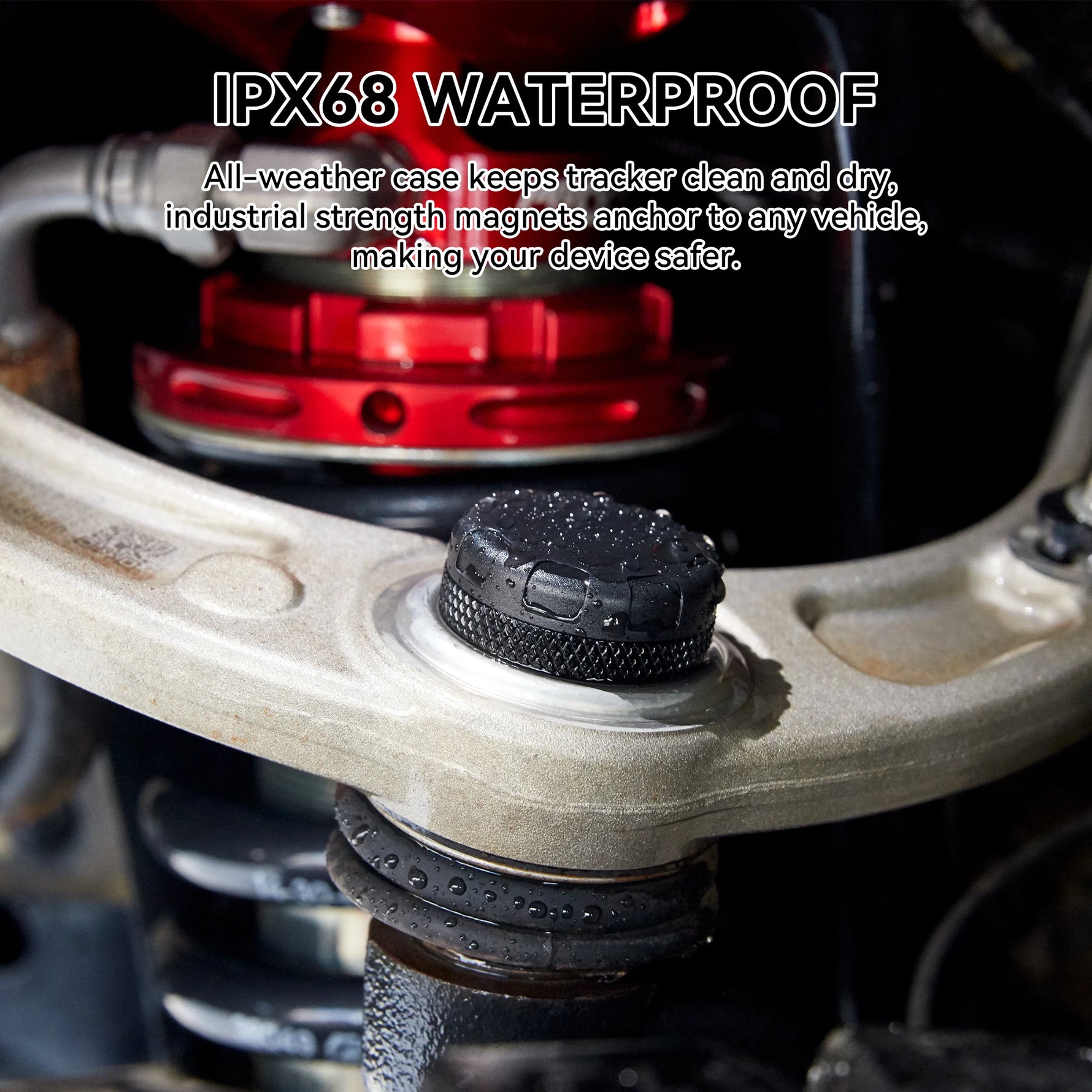 Waterproof Magnetic AirTag Holder with Strong Neodymium Mount