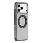 Matte Translucent Bumper Case with 360° Rotating MagSafe Ring Stand for iPhone 18 Series