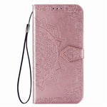Premium Leather 3D Engraved Flip Wallet Case for iPhone 17 Series