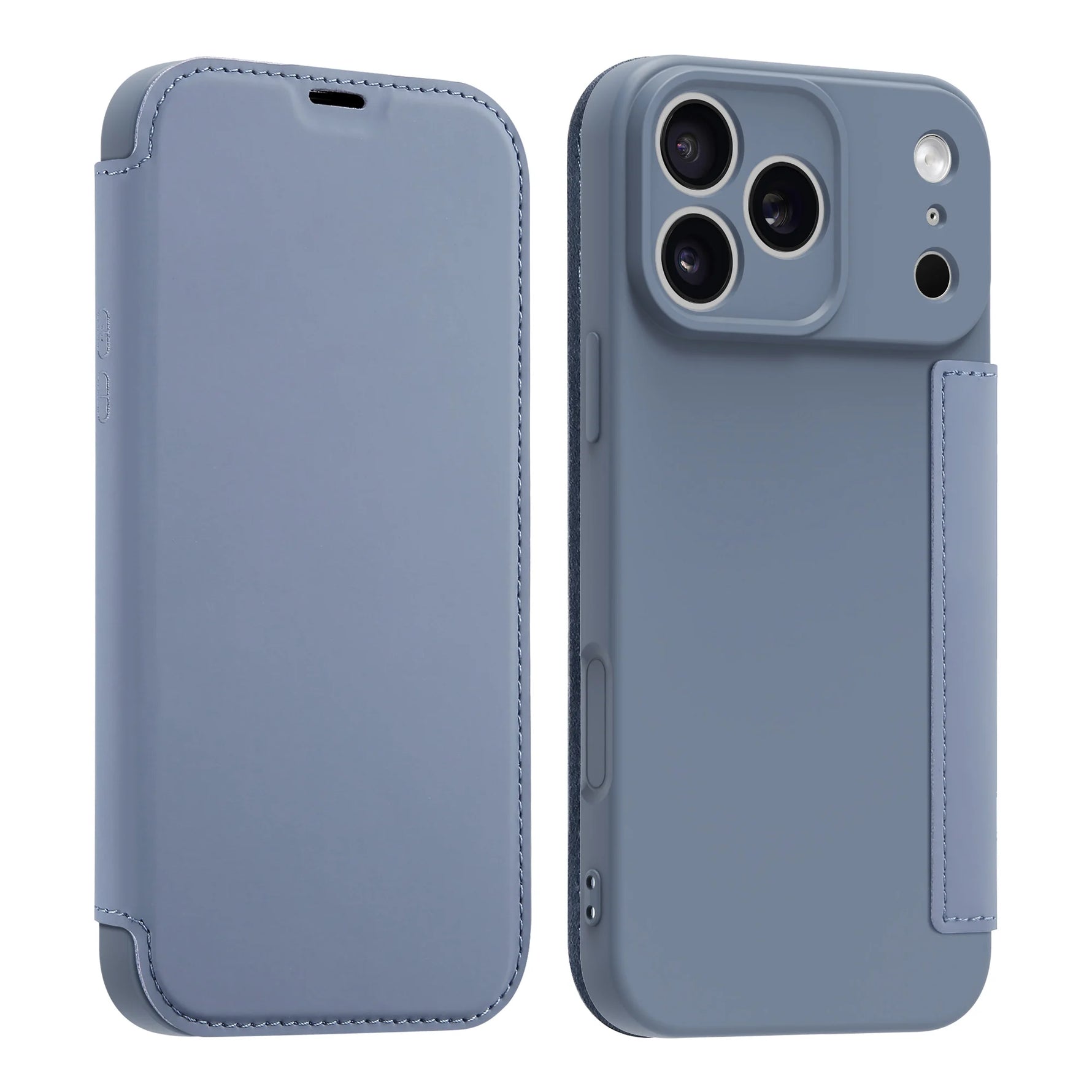 iPhone 17 Series Protective Flip Case with Card Slots