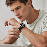 Breathable Woven Nylon Band with Magnetic Snap Closure for Apple Watch