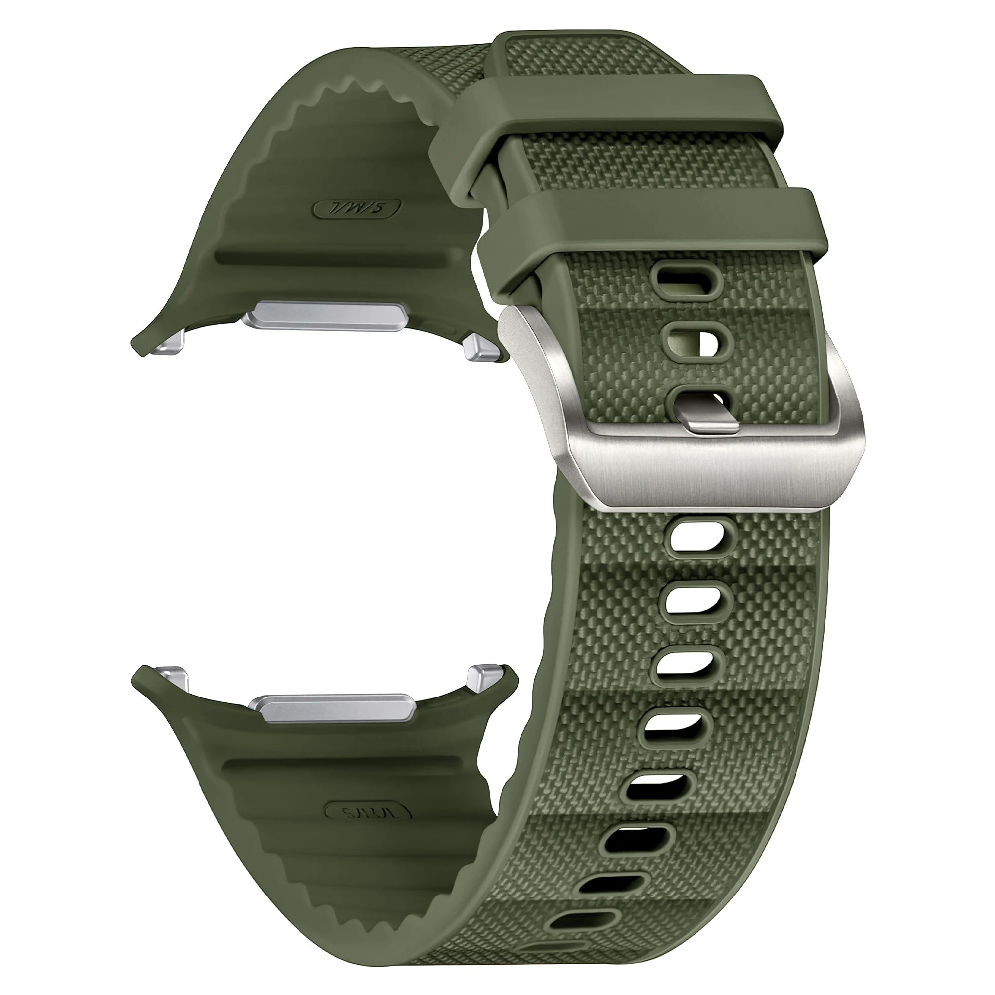 Hybrid Silicone & Nylon Sport Band for Samsung Galaxy Watch Ultra
