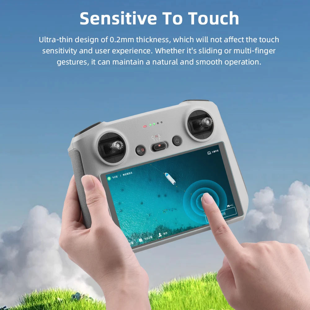 Anti-Glare HD Glass Screen Protector for DJI Mini 4 Pro RC2 Remote